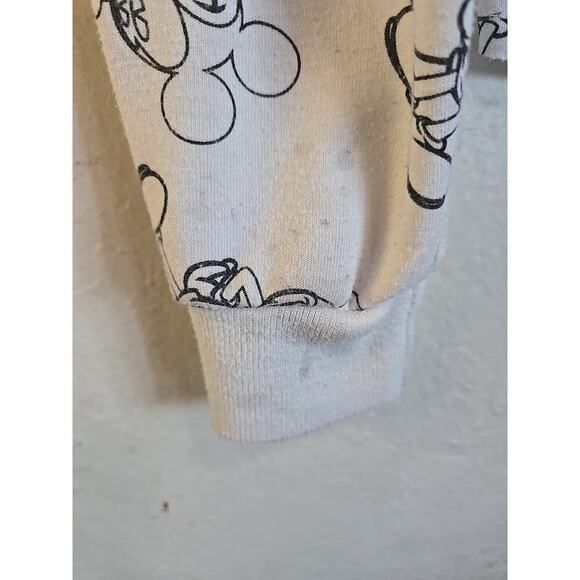 DISNEY women's MICKEY MOUSE all over print cropped hoodie size S Disney Parks - Picture 8 of 11